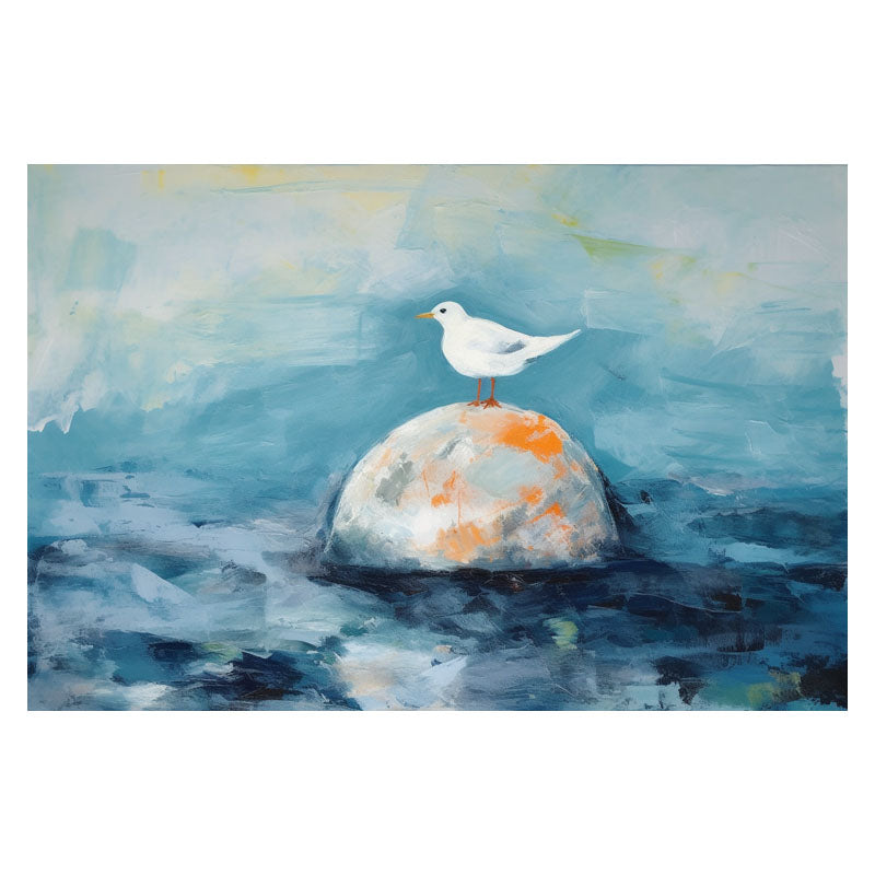 ALONE BIRD ON ROCK II