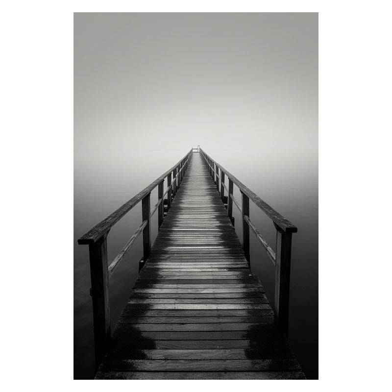 BLACK AND WHITE PIER I