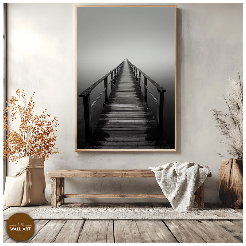 BLACK AND WHITE PIER I