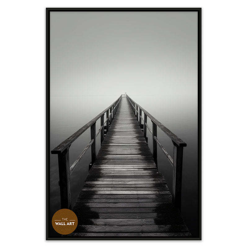 BLACK AND WHITE PIER I