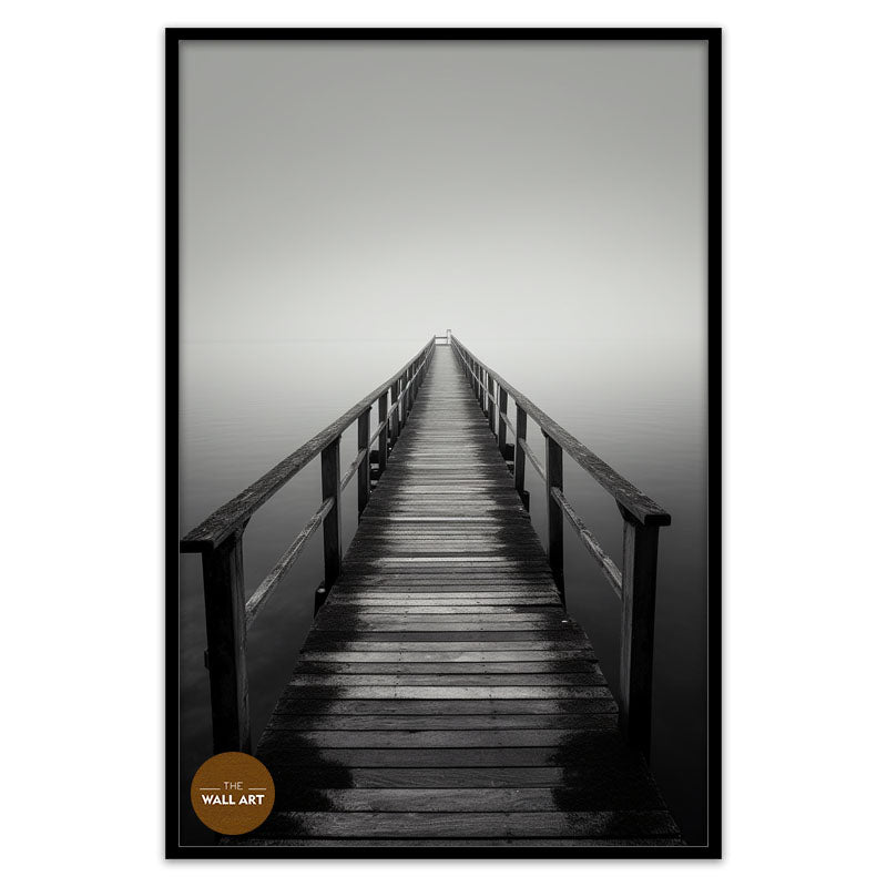BLACK AND WHITE PIER I