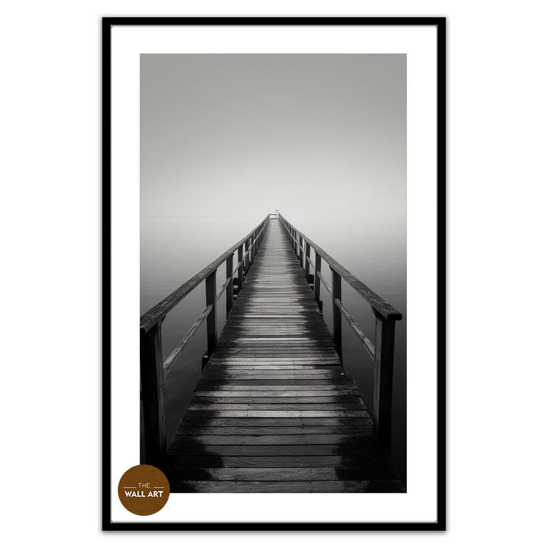 BLACK AND WHITE PIER I