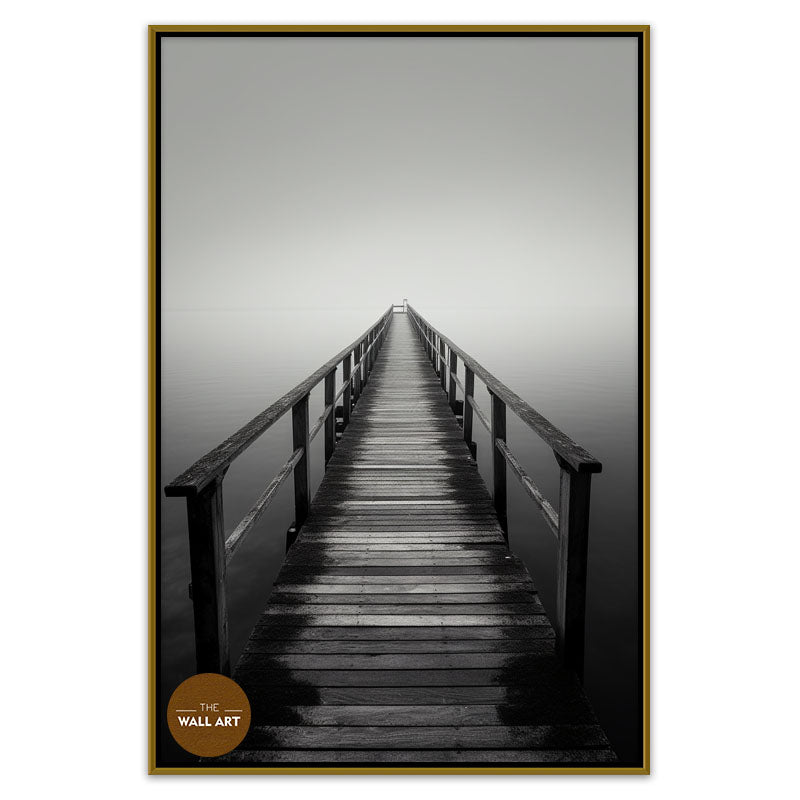 BLACK AND WHITE PIER I