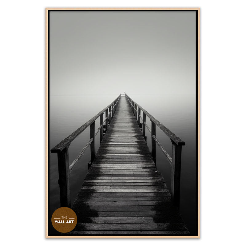 BLACK AND WHITE PIER I