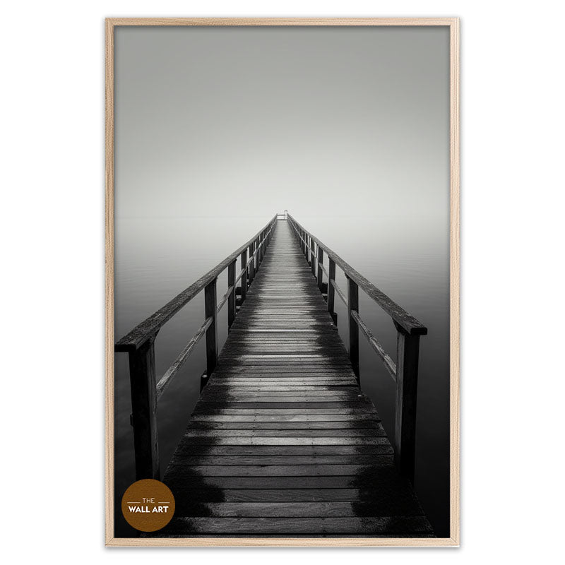 BLACK AND WHITE PIER I
