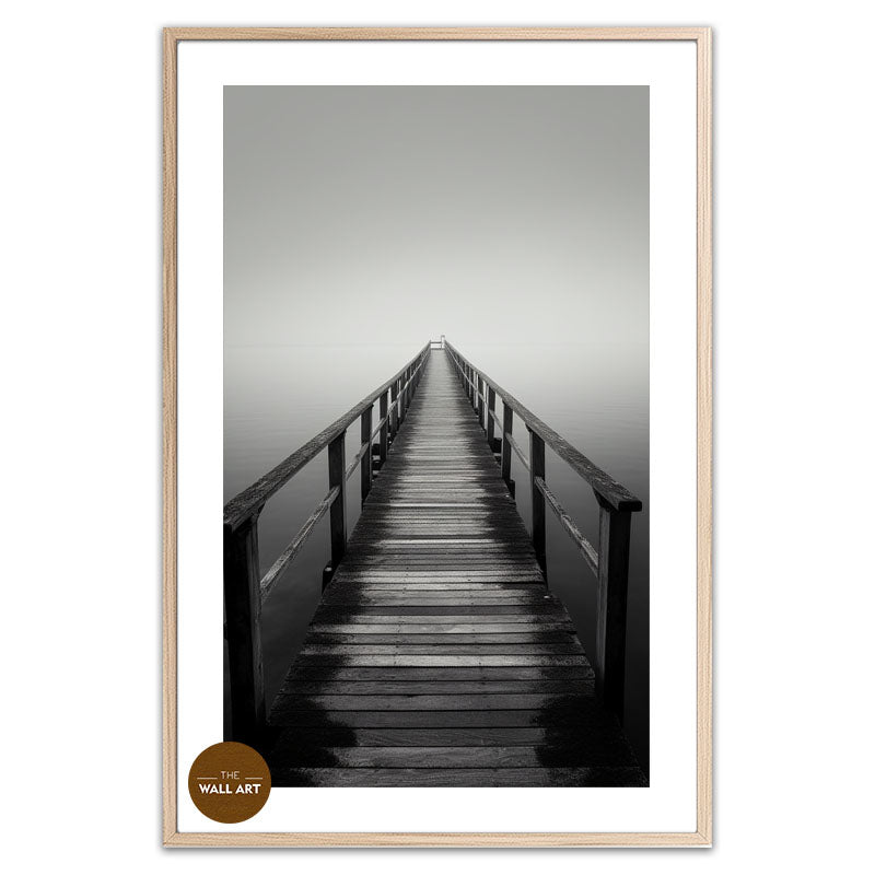 BLACK AND WHITE PIER I