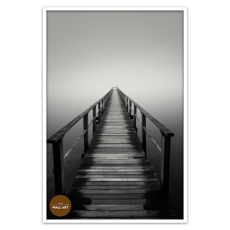 BLACK AND WHITE PIER I