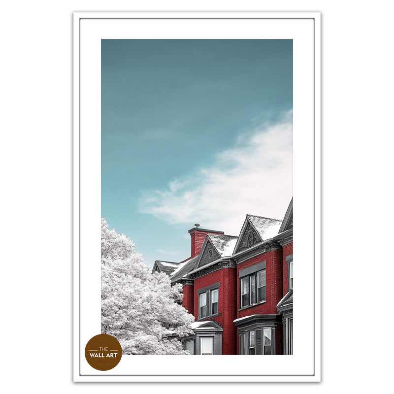 BLOOMMING RED HOUSES I