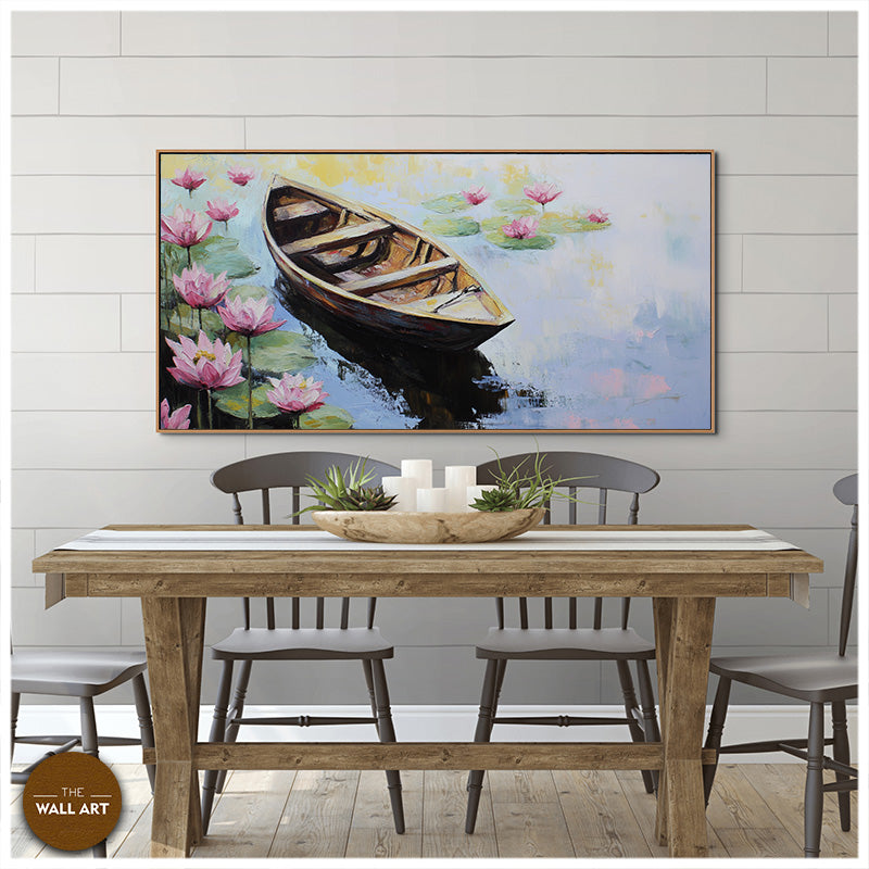 BOAT IN THE LOTUS POND III