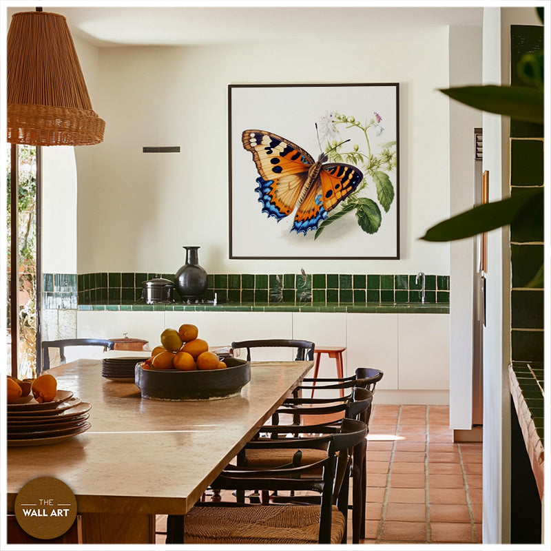 BUTTERFLY ON LEAVES III