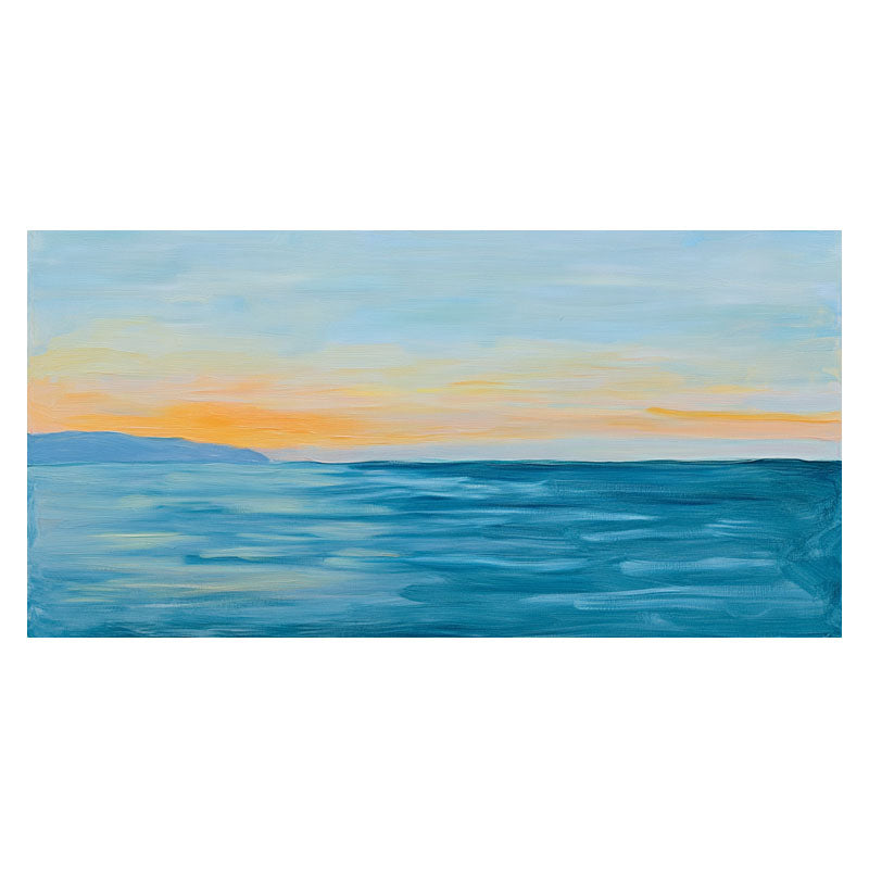 CALM SEA IN SUNSET