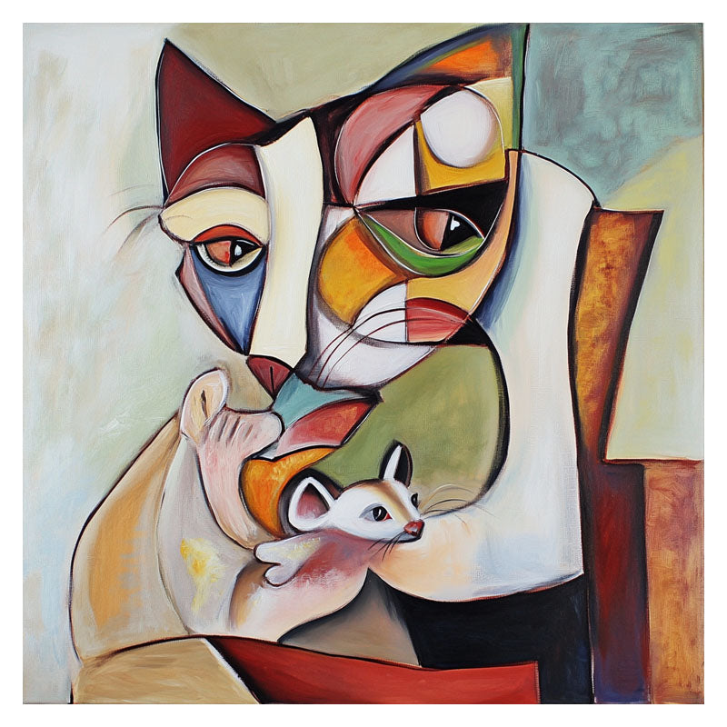 CUBISM OF CAT AND MOUSE II