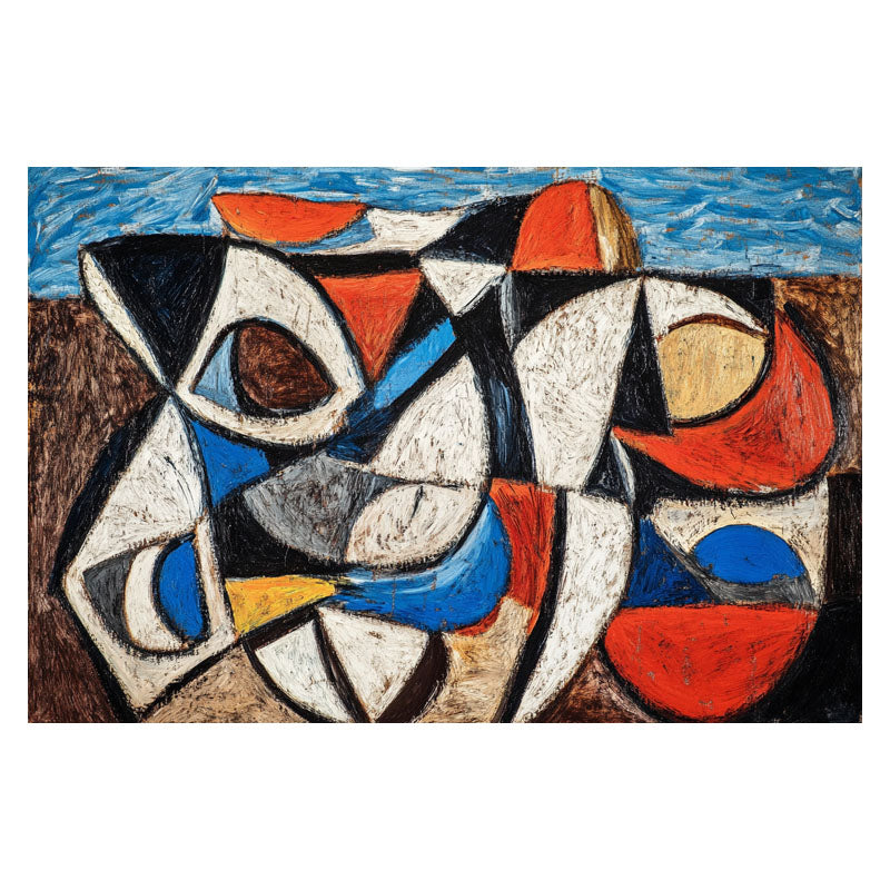 CUBISM OF SAIL BOATS