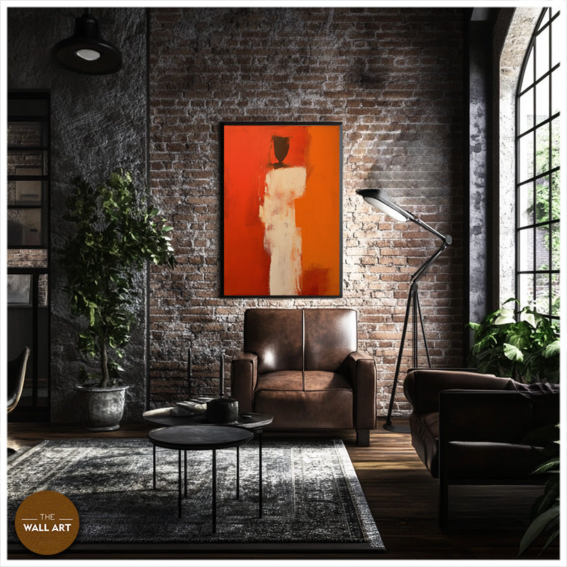 LADY IN ORANGE SHADE