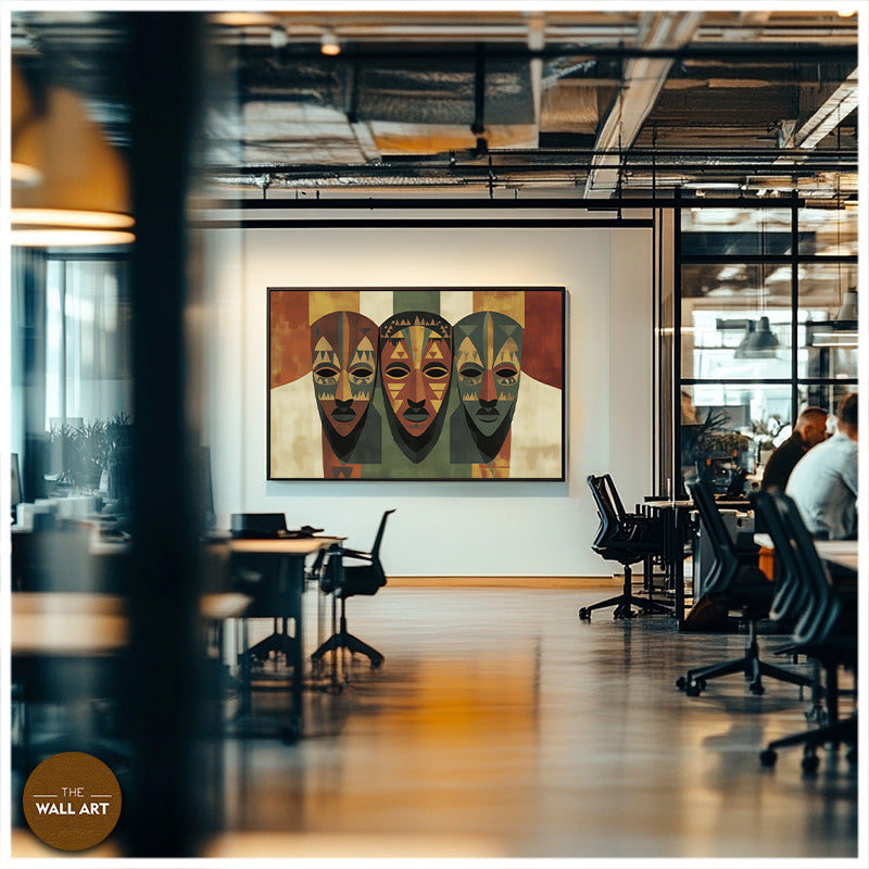 AFRICAN MASKS IN SYMMETRY II
