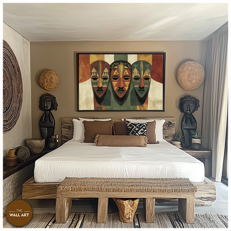 AFRICAN MASKS IN SYMMETRY II