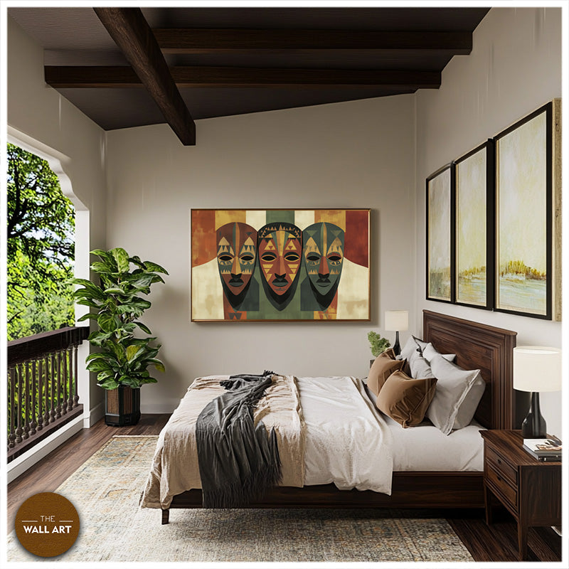 AFRICAN MASKS IN SYMMETRY II