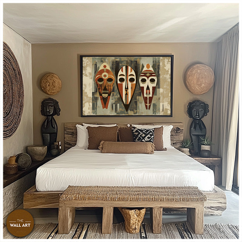 AFRICAN MASKS IN SYMMETRY I