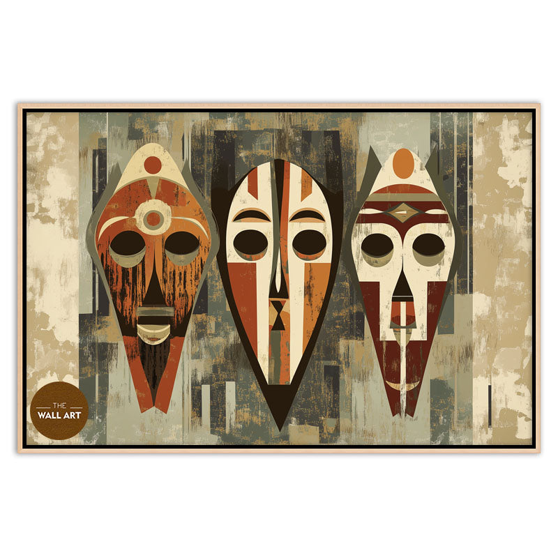 AFRICAN MASKS IN SYMMETRY I