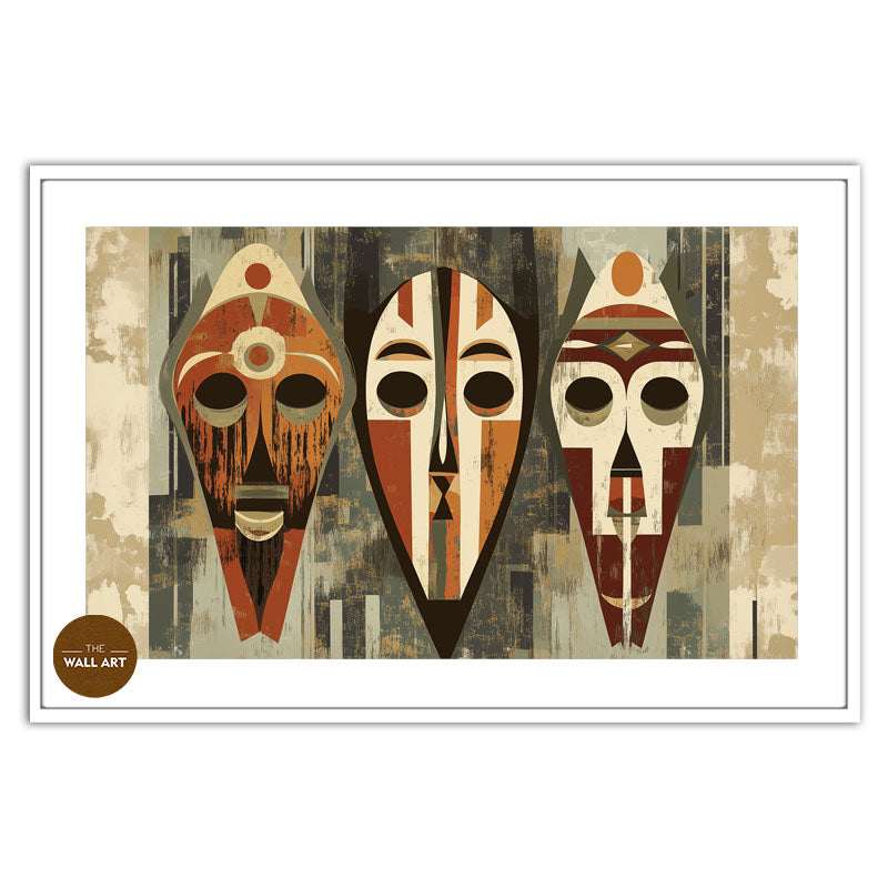 AFRICAN MASKS IN SYMMETRY I