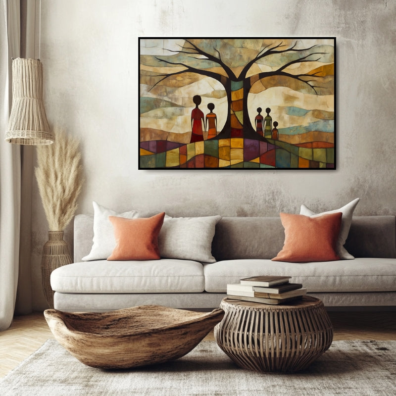 FAMILY UNDER A BAOBAB TREE II