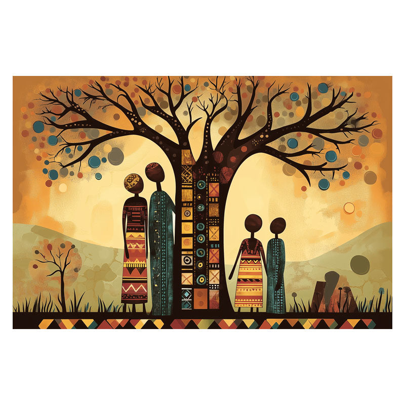 FAMILY UNDER A BAOBAB TREE I