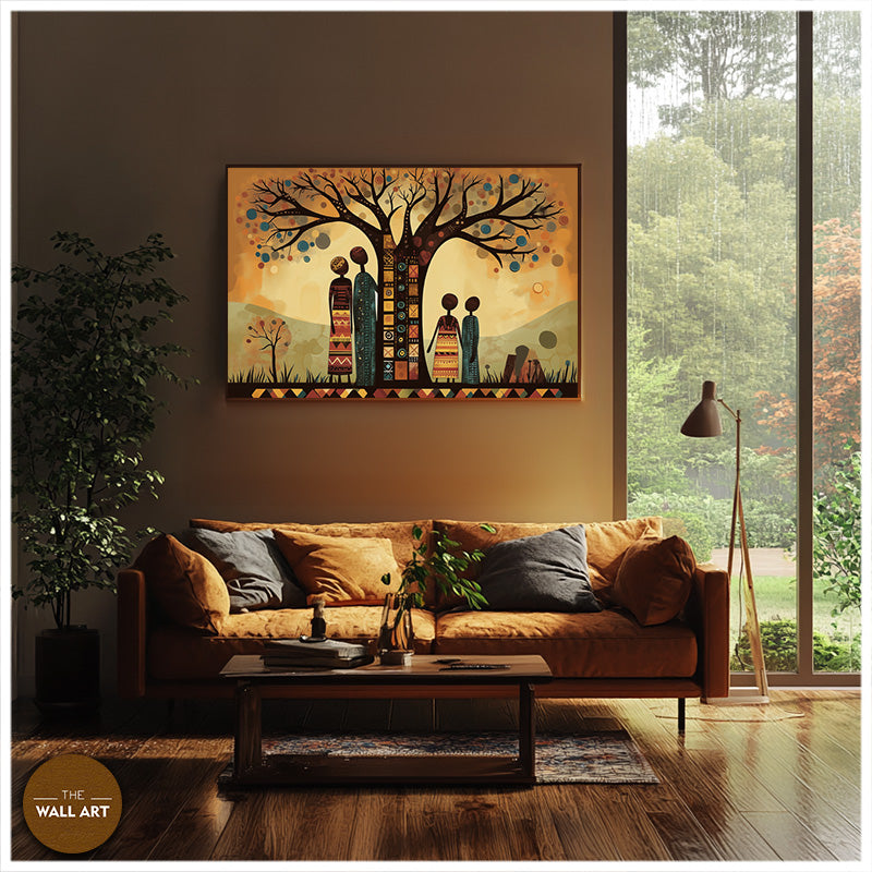 FAMILY UNDER A BAOBAB TREE I