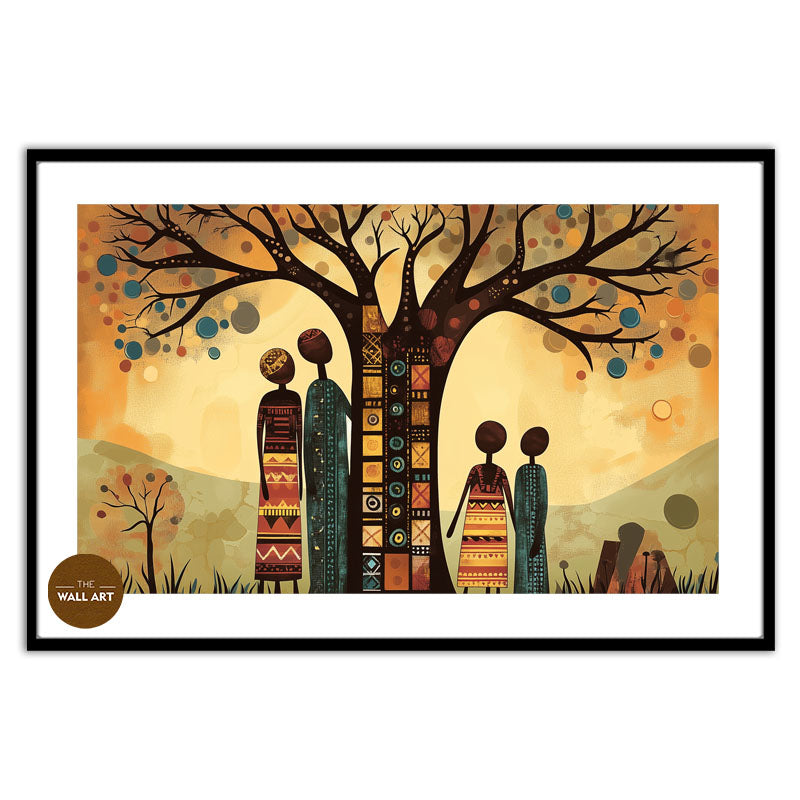 FAMILY UNDER A BAOBAB TREE I