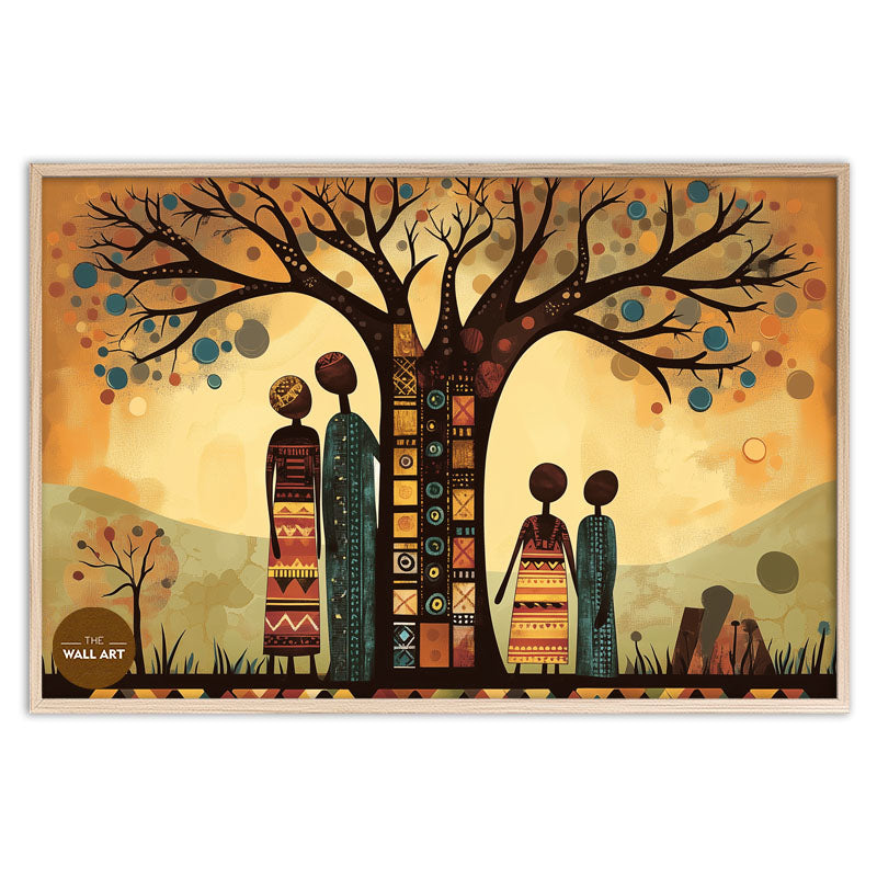 FAMILY UNDER A BAOBAB TREE I