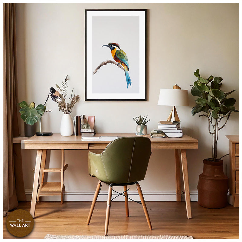 HUMMINGBIRD ON BRANCH