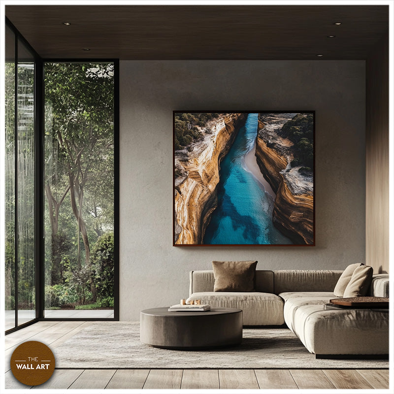 LOCH ARD GORGE AERIAL VIEW