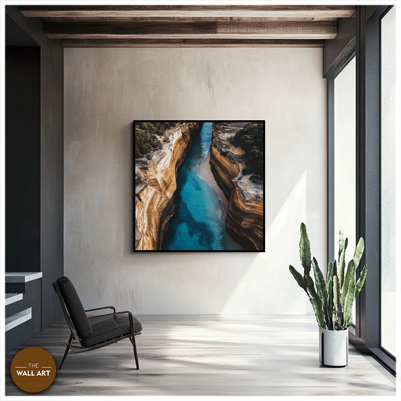 LOCH ARD GORGE AERIAL VIEW