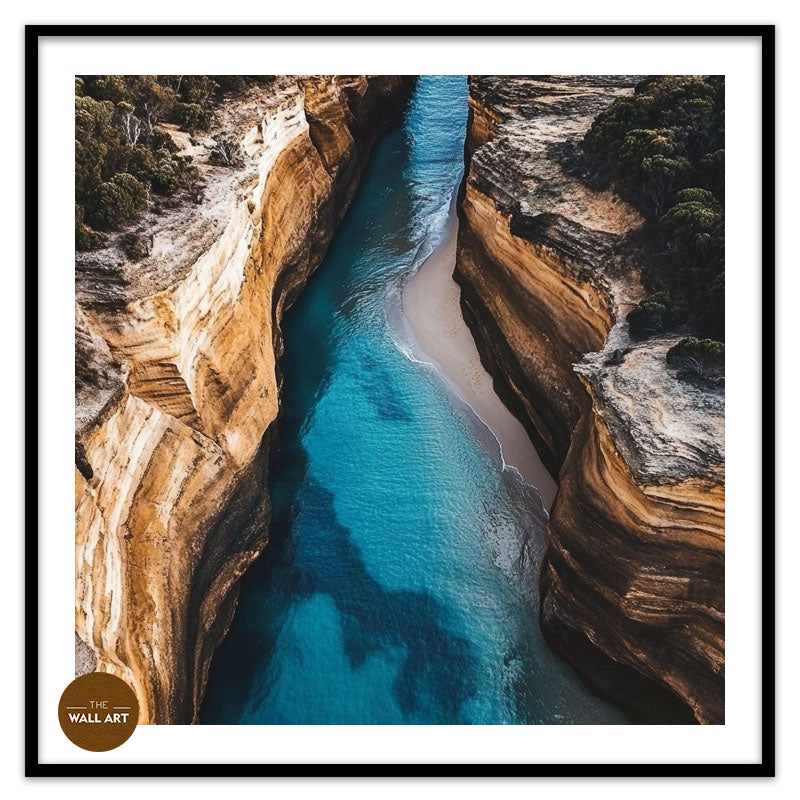 LOCH ARD GORGE AERIAL VIEW