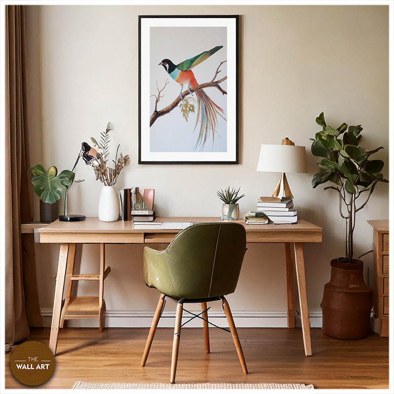 RAINDOW LONG TAIL BIRD