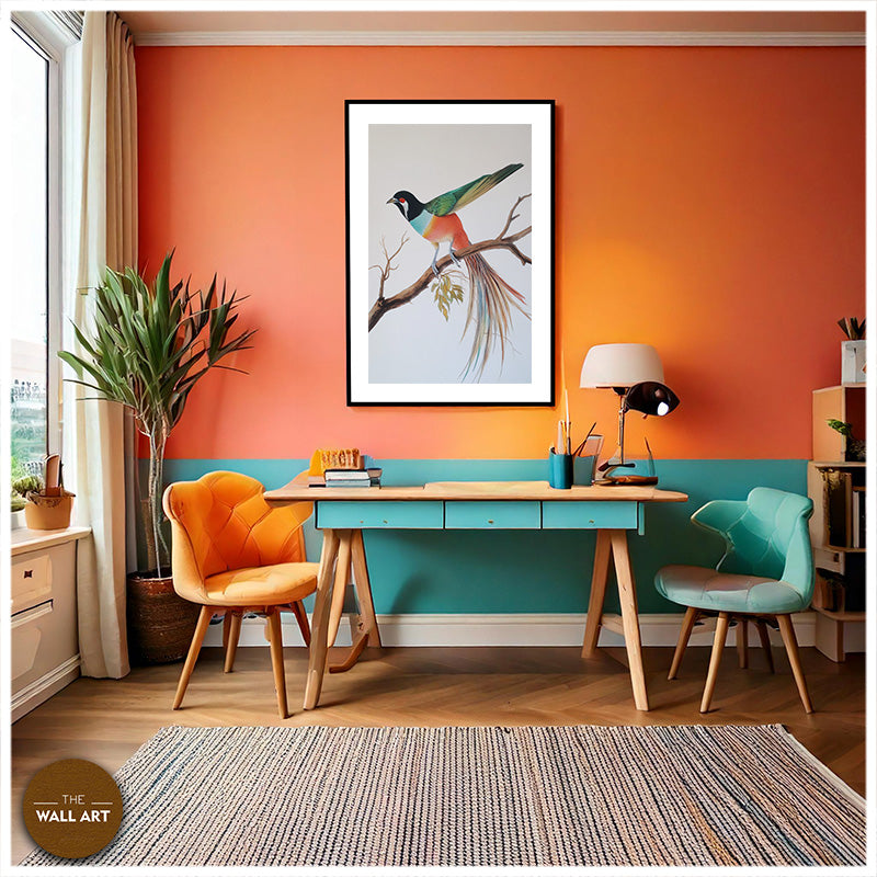 RAINDOW LONG TAIL BIRD