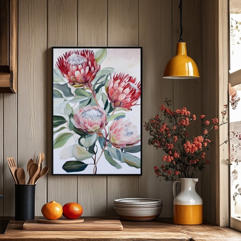 RED AUSTRALIAN PROTEA