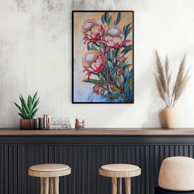 RED PROTEA BRANCH
