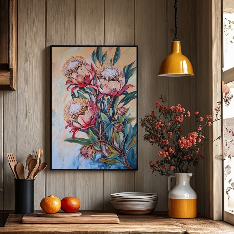 RED PROTEA BRANCH
