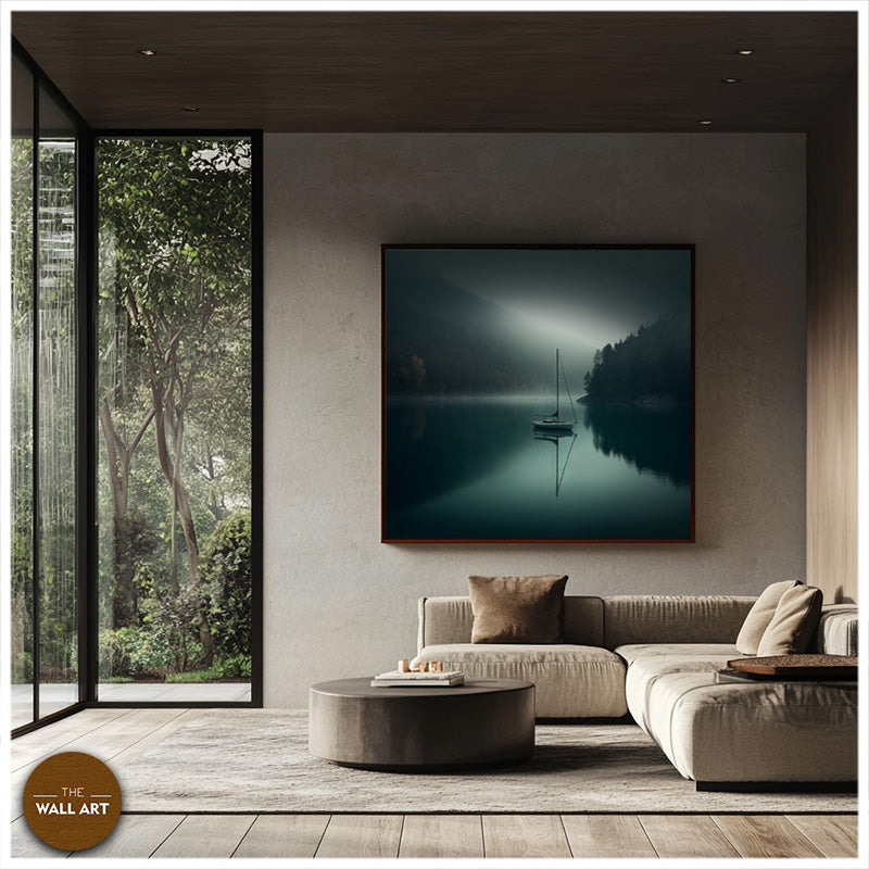 SAIL BOAT IN GREEN LAKE III