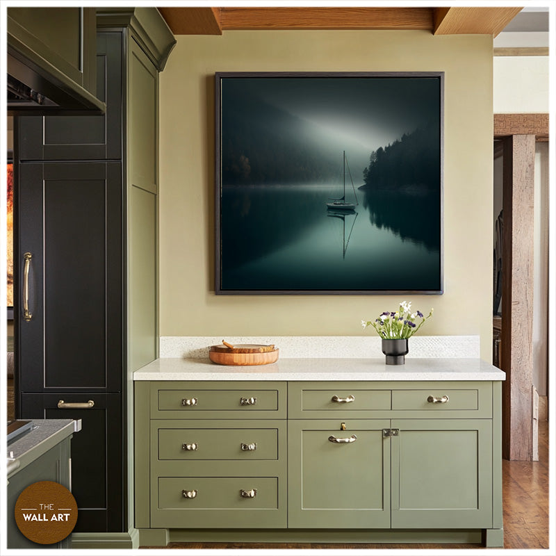 SAIL BOAT IN GREEN LAKE III