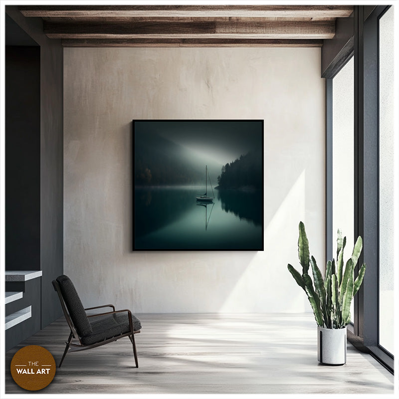 SAIL BOAT IN GREEN LAKE III