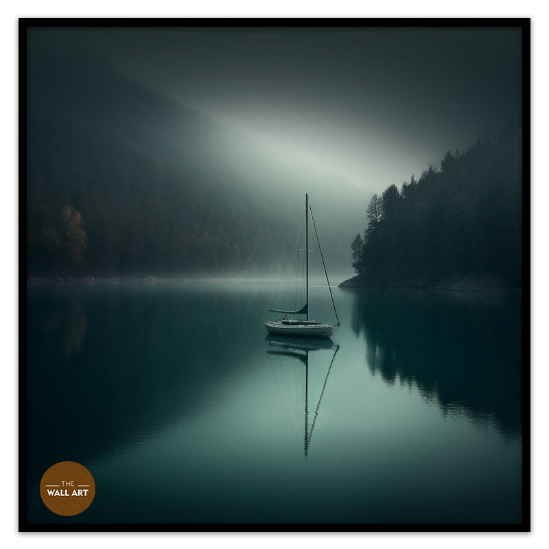 SAIL BOAT IN GREEN LAKE III