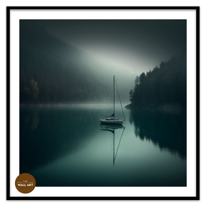 SAIL BOAT IN GREEN LAKE III