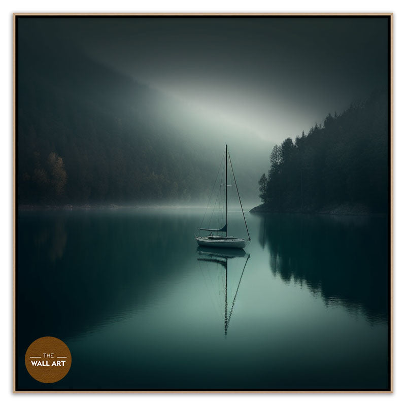 SAIL BOAT IN GREEN LAKE III