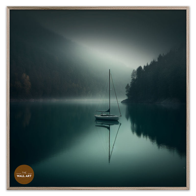 SAIL BOAT IN GREEN LAKE III