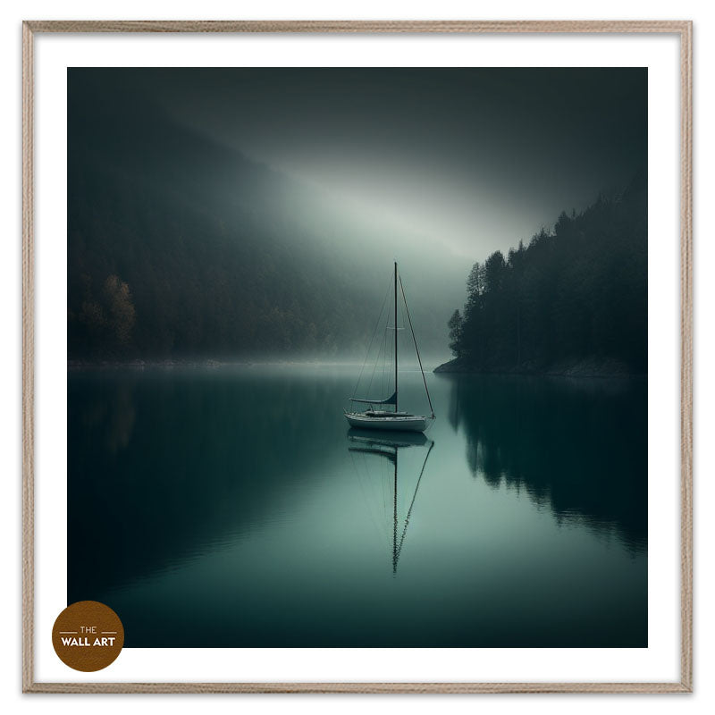 SAIL BOAT IN GREEN LAKE III