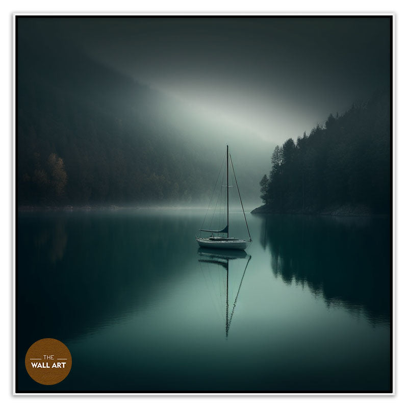 SAIL BOAT IN GREEN LAKE III