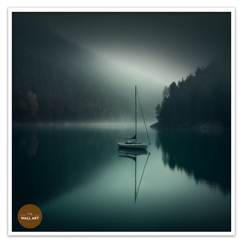 SAIL BOAT IN GREEN LAKE III