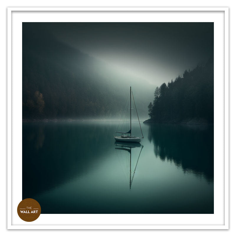 SAIL BOAT IN GREEN LAKE III