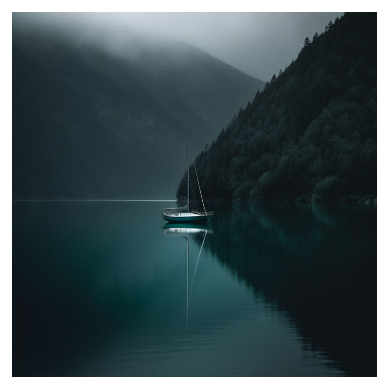 SAIL BOAT IN GREEN LAKE II